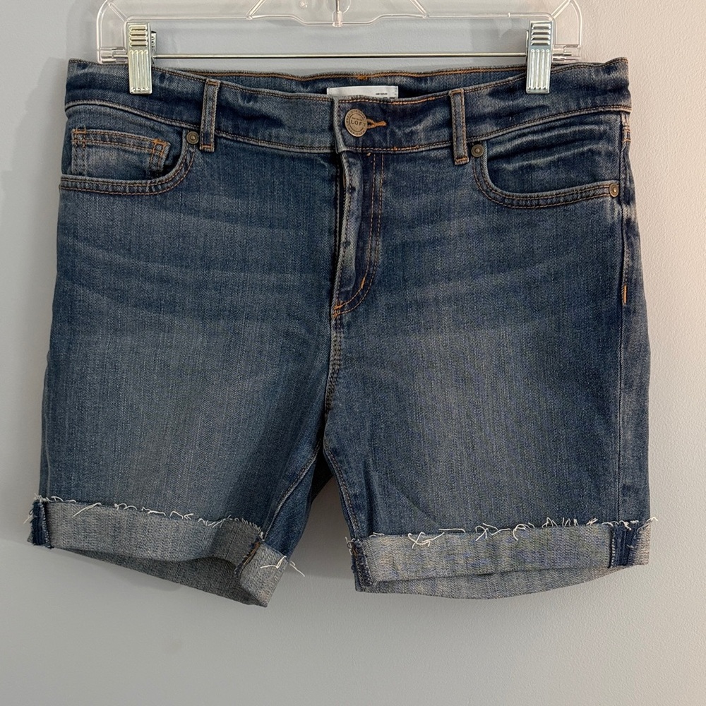 Loft medium was Denim Roll-Cuff Shorts SZ 30/10P